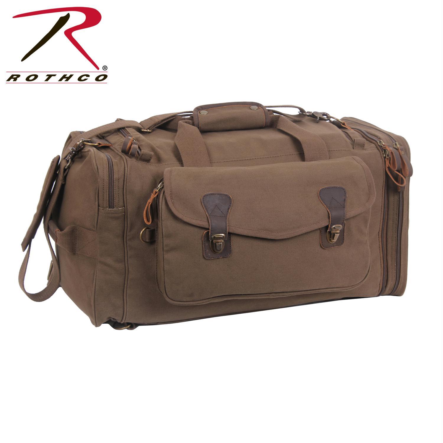 BlackBeltShop Rothco Canvas Extended Stay Travel Duffle Bag by BlackBeltShop