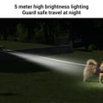 thumbnail image 3 of Laisse pour Chien Rétractable, Poignée Réglable Confortable avec Lumière d'Éclairage Haute Sécurité Intégrée pour Promenade en Plein Air, 3 of 7