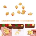 thumbnail image 2 of Jindong Fruit 10Pcs Miniature Dollhouse Kitchen Toy Play Yellow 112 Peach Model Dining Simulation kitchen toy, 2 of 9