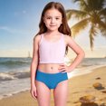 thumbnail image 2 of Girls Bathing Suits Toddler Girls Swimsuit 5T, Girls Two Piece Swimsuits UPF 50+ Sun Rash Guard And Swim Shorts for Toddler Kids Beach Pool Bathing Suit, 2 of 8