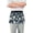 Cartoon Duck and Daisies Flower, variant on Christmas Dwarf and Star Server Apron with 3 Pockets Waterproof Waitress Waist Short Apron for Man Woman 12 Inches