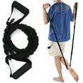 thumbnail image 1 of Body Stretch Excerciser Exercise Bands Non-slip Pull Rope, Yoga Elastic Belt, For Gym For Home Black30lb, 1 of 8