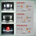 thumbnail image 6 of 2PC 6000K 4x6 LED Headlights Hi Lo Beam for Chevy S10 Blazer 1994 1995 1996 1997, 6 of 12