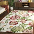 thumbnail image 2 of SAFAVIEH Jardin Leland Floral Area Rug, Ivory/Pink, 8' x 10', 2 of 11