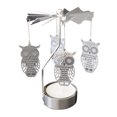 thumbnail image 1 of Candelero giratorio giratorio Banquete de boda Decoración del hogar de Navidad Candelabro de candelita de metal Advancent HA1736-03B, 1 of 5