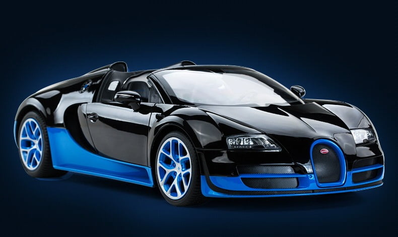 RC Bugatti Veyron Sport mit LICHT 1:14 Länge 31cm Ferngesteuert 2,4GHz    404548 