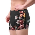 thumbnail image 2 of Xecao Butterfly with Fowers Print Men's Underwear Boxer Briefs Pack - Your ComfortSoft, Moisture-Wicking, and Breathable Choice for Men's Underwear-X-Large, 2 of 5