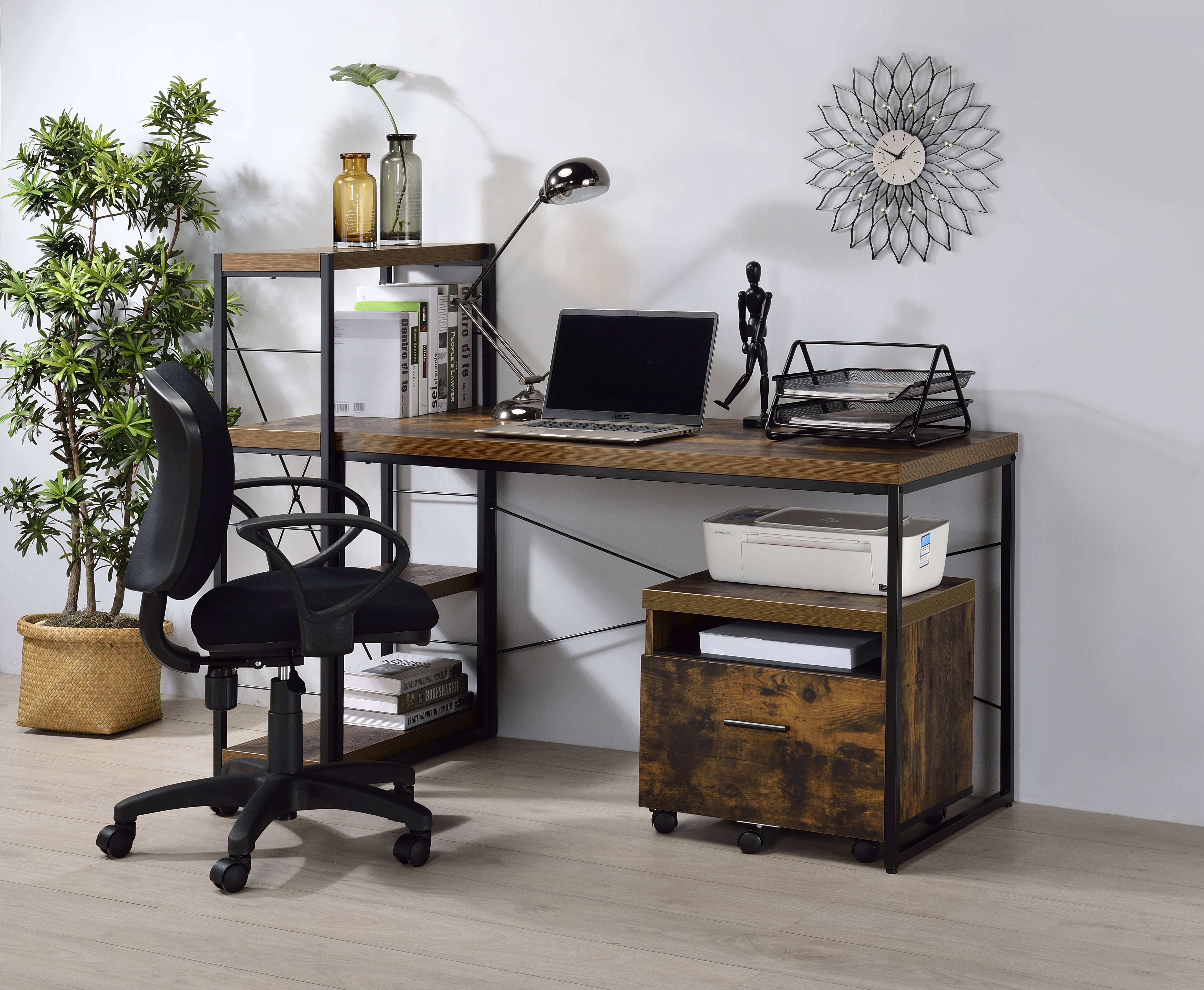 ACME Furniture 92396 Bob Desk in Weathered Oak Finish for sale online 