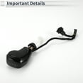 thumbnail image 4 of Perilla de cambio de marchas automática Unique Bargains para Skoda Octavia MK3 2013-2019, plástico de cuero sintético negro, 4 of 7
