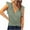 Green-02, variant on Mittory Womens Casual V Neck Blouse Tops Frilled Ruffles Solid Sleeveless Tanks