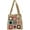 Khaki, variant on Crochet Tote Bag for Women Cute Floral Knitted Shoulder Bag Fairy Y2k Woven Beach Shopping Bag Vocation