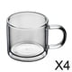thumbnail image 1 of tazas de doble pared,Taza de café de vidrio de borosilicato de doble pared,Taza de vidrio de doble pared resistente al calor,Taza de vidrio de 250 ml Taza de té y café Boca redonda,Taza de, 1 of 8