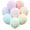 Pastel Assorted, variant on Biodegradable Natural Rubber Latex Balloons 50 pcs Pastel Assorted 10 Inch, Plastic-Free Alternative Matte Color Durable Thickened Extra Strong Helium Float, for Wedding Decor Rainbow