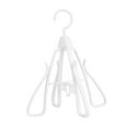 thumbnail image 2 of Siruishop Shoe Drying Rack Foldable 360 degree Rotatable Hold 4 Multifunctional Shoes Hanger white, 2 of 8