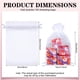 thumbnail image 3 of Bolsas de organza Windyun White, 100 unidades, 30 x 20 cm, para regalo, 3 of 7