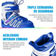 thumbnail image 3 of Patines En Linea Malubero Protección Básica Num 18 al 22 Azul, 3 of 3