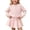 Pink, variant on QTBIUQ Kids Girls Skirt Set Button Front Knit Cardigan and Solid Knit Skirt 2 Pieces Outfit Set