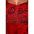 thumbnail image 3 of Funfash Plus Size Clothing for Women Slimming Rhinestones Long Sleeves Blouse, 3 of 4