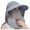 Grey, variant on yunLXY Hat Grey Unisex Outdoor Sport Fishing Hiking Hat Uv Protection Face Neck Flap Sun Cap Hat One Size
