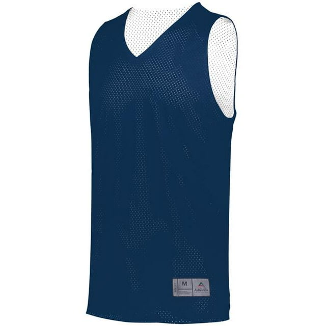 ASI 161.301.M Jersey Réversible en Maille Tricotée 2.0 pour Adulte, Bleu Marine et Blanc - Moyen