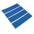 thumbnail image 3 of Blue Rhombus-Textured Front Surfboard Traction Pad with Strong Adhesive Backing, Premium EVA Anti-Slip Mat for Skimboards, Shortboards, Longboards, Fish Boards & Kayaks - Enhances Surfing Stability &, 3 of 6