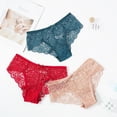 thumbnail image 4 of Bragas sexys de moda para mujer, calzoncillos cómodos, exquisitos pantalones cortos sin entrepierna, lencería sólida, Tanga con lazo de encaje, ropa interior ahuecada,ropa de mujer interior barata y e, 4 of 5