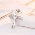thumbnail image 3 of Collar Plata Ley 925 Dije Proteccion Amor Angel Cadena Mujer Xtellar plateado, 3 of 4