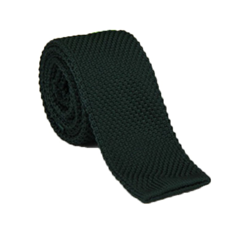 Men's Fashion Solid Woven Knitted Knit Tie Necktie Tie Narrow Slim Skinny New 
