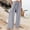 Gray, variant on Babysbule Pants for Women Fashion Womens Casual Elastic Loose Pants Straight Wide Leg Trousers Pants