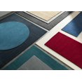 thumbnail image 6 of Hauteloom Hopewell Wool Living Room, Bedroom Area Rug - Contemporary - High Pile - Navy - 9'9" Round, 6 of 14
