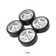 thumbnail image 3 of Llanta de rueda Tholdsy de Metal para derrape 27mm 4 piezas para 1/28 Wltoys K969 K979 K989 K999 Kyosho -Z 1/28 RC, 3 of 6