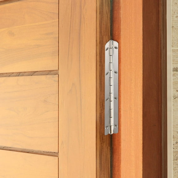 MLINS Piano Hinge Exterior Narrow Piano Hinge 20.00X1.70X0.40CM Silver