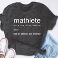 thumbnail image 6 of EcoLoom Mathlete Definition Nerd Geek Math Math Short Sleeve Unisex T Shirt, 6 of 6