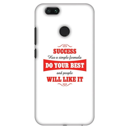 Xiaomi Mi A1 Case, Xiaomi Mi 5X Case - Success Do Your Best,Hard Plastic Back Cover. Slim Profile Cute Printed Designer Snap on Case with Screen Cleaning (Best Ar 15 Cleaning Kit Review)