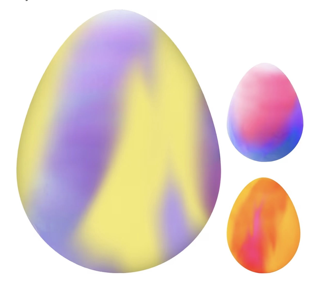 ‌Schylling Needoh Dippin Dazzler - Sensory Squeeze Egg , Changes Color , 1 CHOSEN AT random
