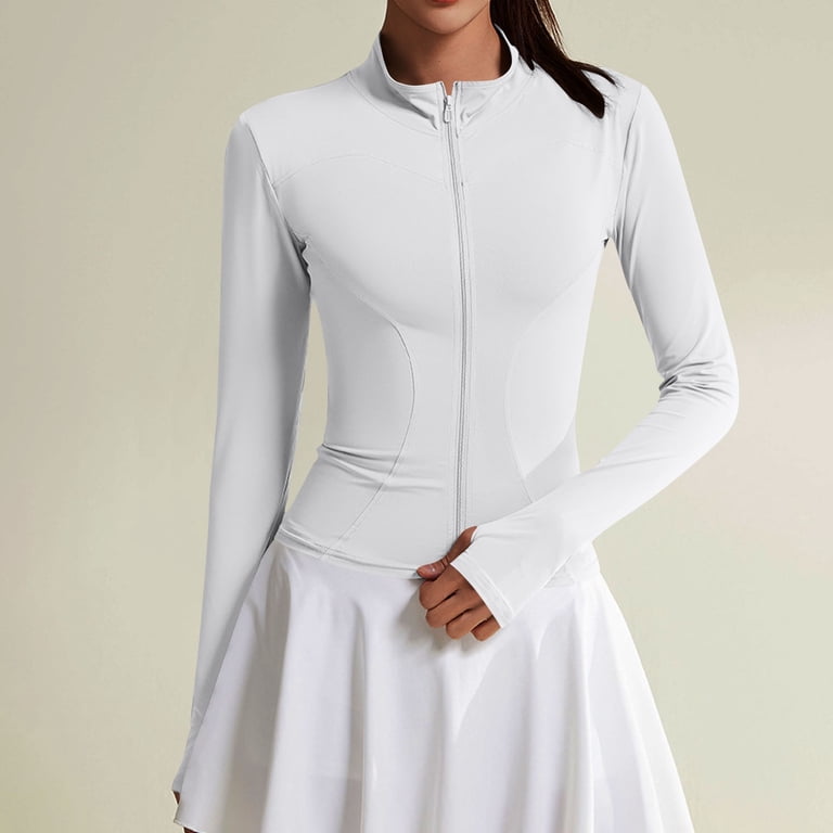 white long sleeve dress with thumb holes Womens Clothing Long Sleeve Dress With Thumb Holes Thumb Dress Fashionable Long Sleeve Designs For Women