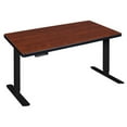 thumbnail image 1 of Regency HAD4824CHBK 48 in. Estime Hauteur Réglable Power Desk - Noir, 1 of 5