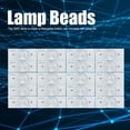 Neyseki 3V SMD Lamp Beads with Fiberglass Board Concave Lens Fliter