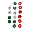 thumbnail image 5 of YINKUU 16pcs Christmas Dog Hair Bands Dog Hair Flowers with Rubber Bands for Wedding Birthday Party Celebration Festival, 5 of 21
