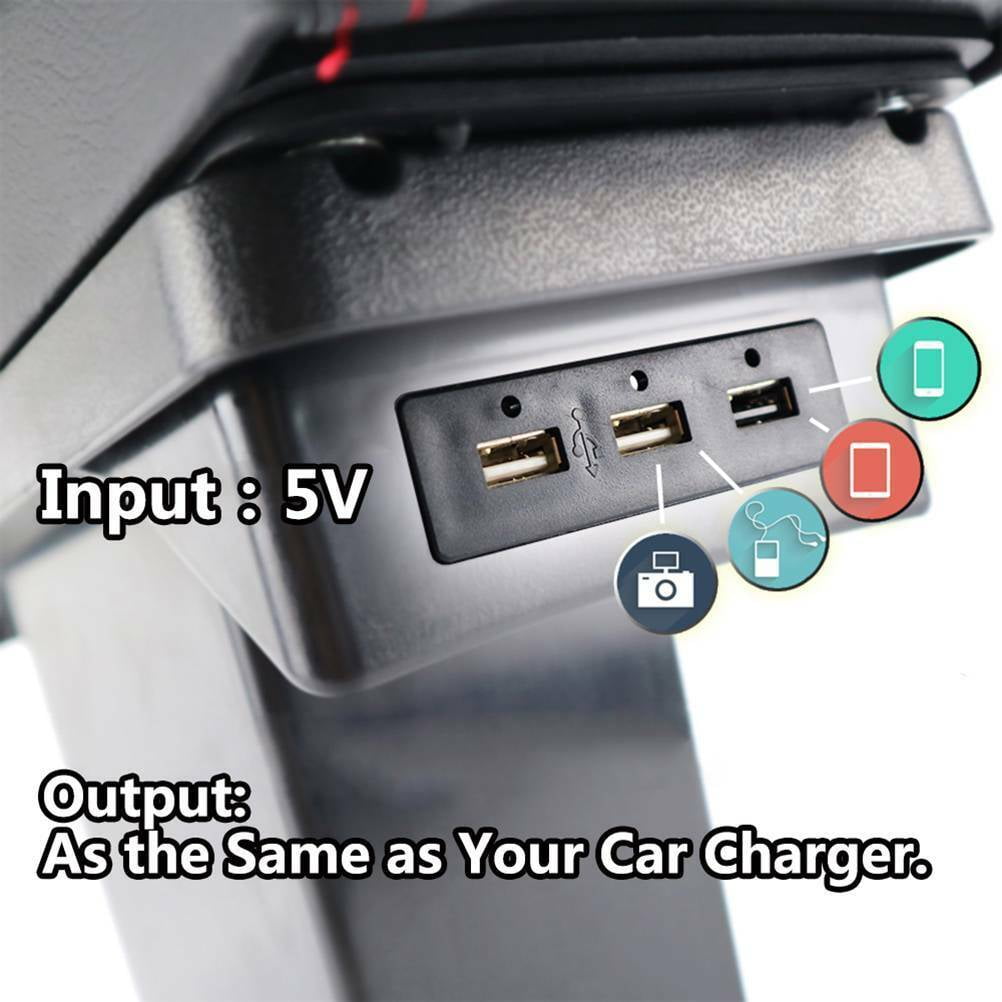 Arm Rest for Kia Soul 2010-2013 Center USB Storage Console Box USB Interior