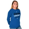 thumbnail image 4 of Cowgirls Dont Cry Pretty Southern Women's Long Sleeve T Shirt Brisco Brands X, 4 of 6