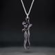 thumbnail image 3 of 2026 Hug Necklace Valentines Day Gifts Fashion Stainless Steel Couples Lover Pendant Embrace Chain For He, 3 of 5