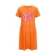 thumbnail image 5 of Camisón corto de talla grande para mujer, camisón de manga corta con estampado de pecho a la moda, camisón para mujer, 5 of 7