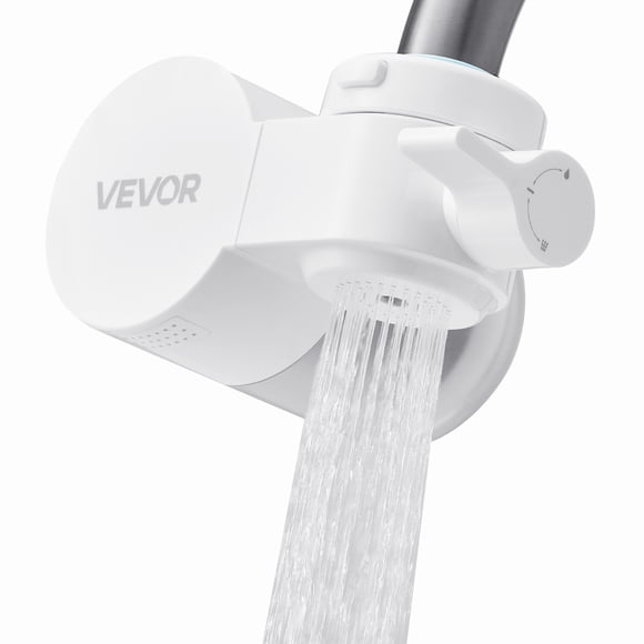 VEVOR Faucet Mount Water Filter Sink Water Purifier for Kitchen Horizontal White