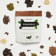 Possible Protein Powder Chocolate Cacao - 20g of Vegan, Plant-Based Protein Mix - Non-GMO, Non-Dairy, Gluten-Free - 3.5g of BCAAs - 9 Essential Amino Acids - 30-Day Supply - 2 Bag, 30 Servings