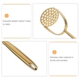 thumbnail image 5 of KALLORY Stainless Steel Potato Masher with Ergonomic Handle for Easy Mashing, Kitchen Tool, Golden Finish, 5 of 10