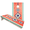 Add Case & Lights, variant on Skip's Garage | Hunter Surf Board Backyard 2x4 Cornhole Board Set with Bags