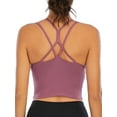 thumbnail image 2 of YouLoveIt Women Padded Sports Bra, Women Ladies Yoga Tank Tops Vest, Summer Padded Sport Bra Yoga Vest Tops for Yoga Fitness Running, 2 of 8