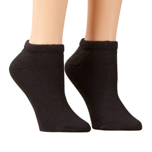 Silver Steps 3 Pack LowCut Diabetic SocksBlackSM