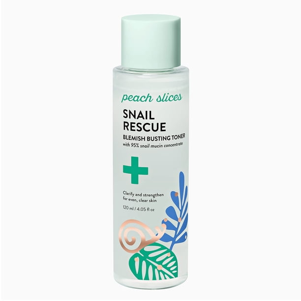 Tonificador Peach Slices Snail Rescue Blemish Busting, 120 ml, 95% caracol